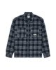 BRUSHED PLAID DARK SLATE (krd1)