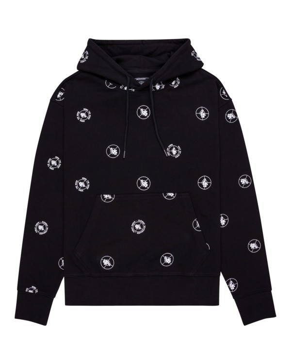 0 Public Enemy x Element Polka - Kapuzenpulli f&uuml;r M&auml;nner Schwarz C1HOC3ELP2 Element