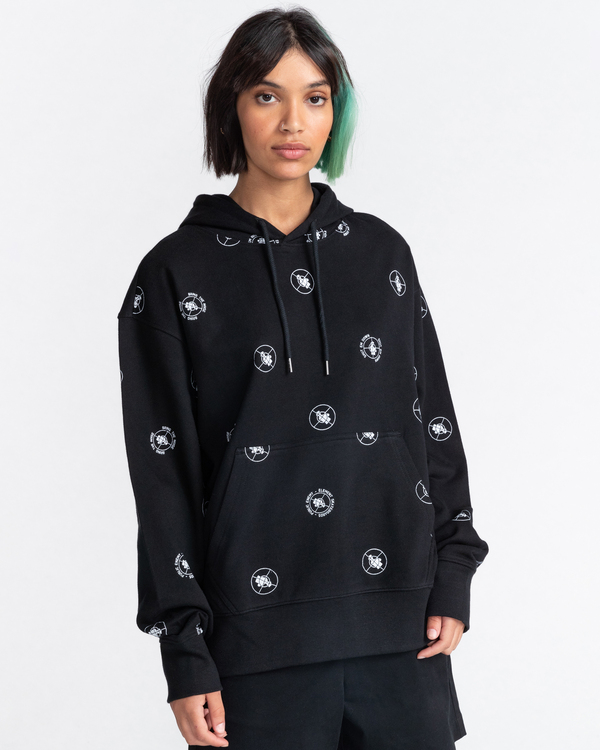 5 Public Enemy x Element Polka - Kapuzenpulli f&uuml;r M&auml;nner Schwarz C1HOC3ELP2 Element