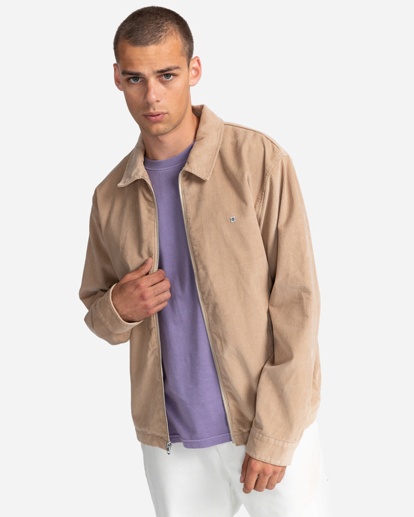 Parker Corduroy Zip Up Coach Jacket for Men Element