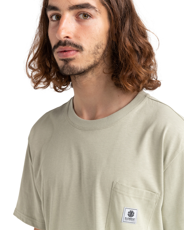 3 Wadena - Short Sleeve T-Shirt for Men Green C1KTC1ELP2 Element