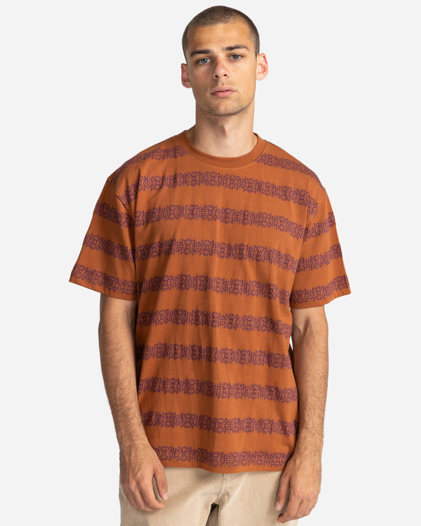 1 Retro Minto - Short Sleeve T-Shirt for Men Brown C1KTC2ELP2 Element