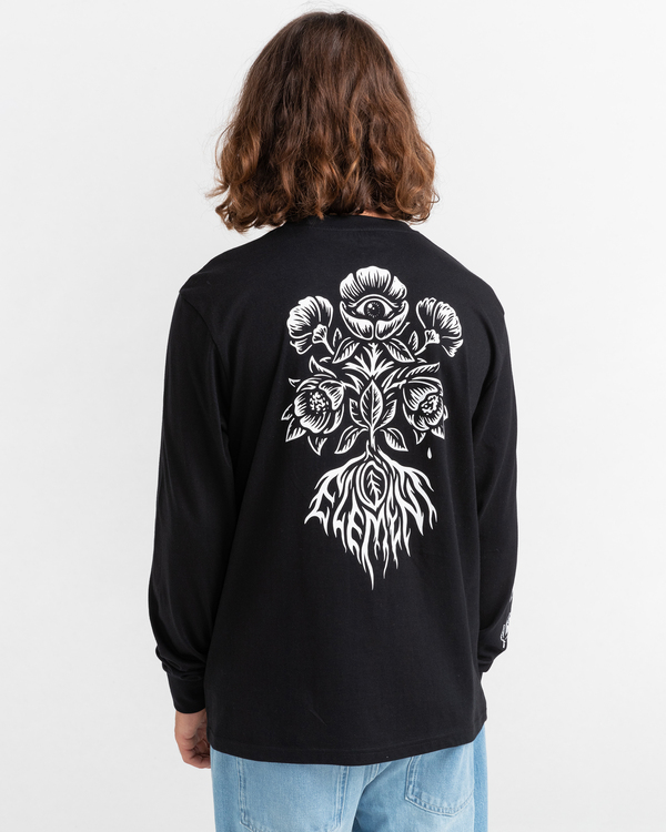 6 Bloom - Long Sleeve T-Shirt for Men Black C1LSB2ELP2 Element
