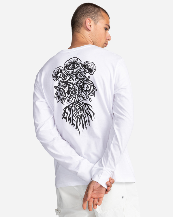 6 Bloom - T-shirt manches longues pour Homme Blanc C1LSB2ELP2 Element