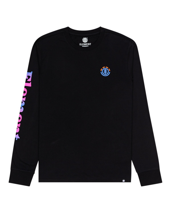 Kass - Long Sleeve T-Shirt for Men - Men's Black Long Sleeve T