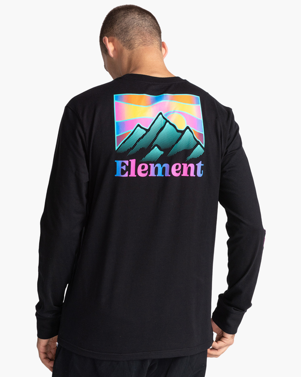 Kass - Long Sleeve T-Shirt for Men - Men's Black Long Sleeve T