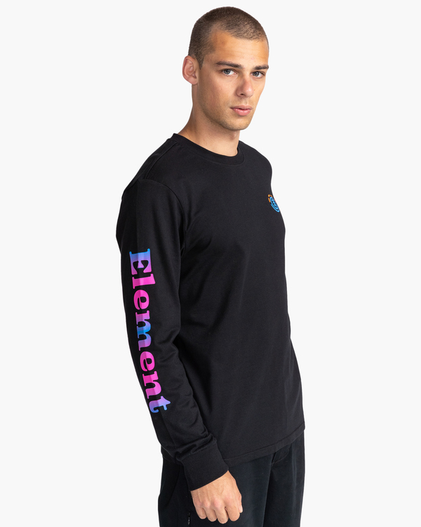 Kass - Long Sleeve T-Shirt for Men - Men's Black Long Sleeve T