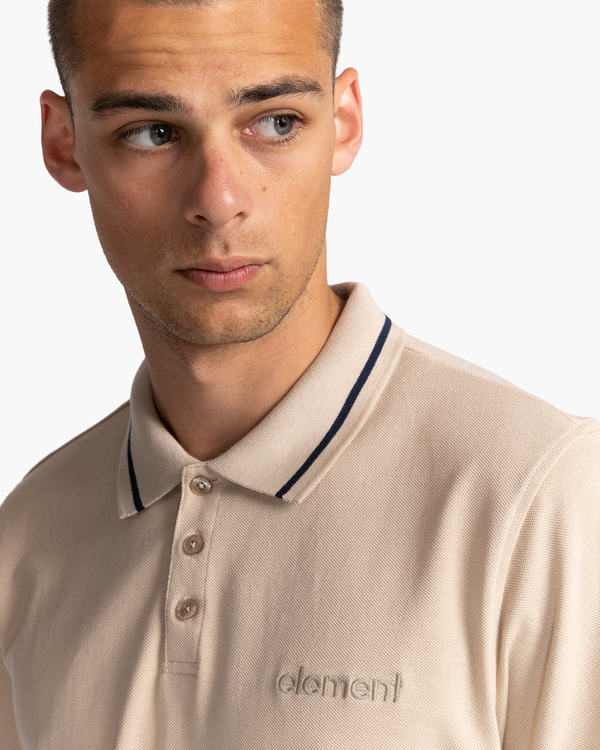 3 Myloh - Camisa Polo de Manga Corta para Hombre Rojo C1PPB1ELP2 Element