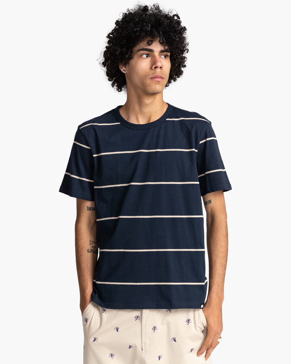 1 Olney Stripe - T-Shirt für Männer Grau C1SSJ3ELP2 Element