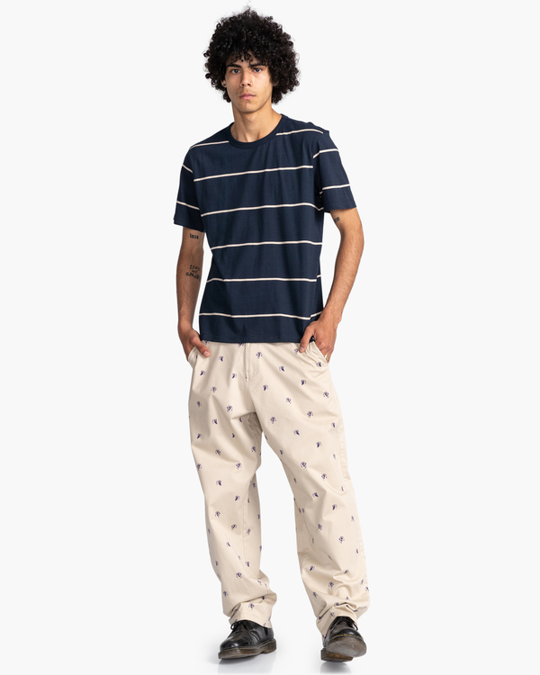3 Olney Stripe - T-Shirt für Männer Grau C1SSJ3ELP2 Element