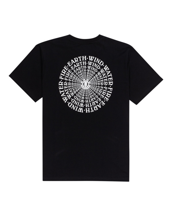 1 Delmar - Short Sleeve T-Shirt for Men Black C1SSJ9ELP2 Element