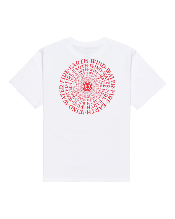 1 Delmar - Short Sleeve T-Shirt for Men White C1SSJ9ELP2 Element