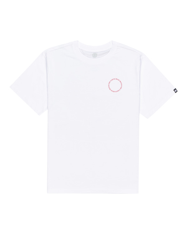 0 Delmar - Short Sleeve T-Shirt for Men White C1SSJ9ELP2 Element