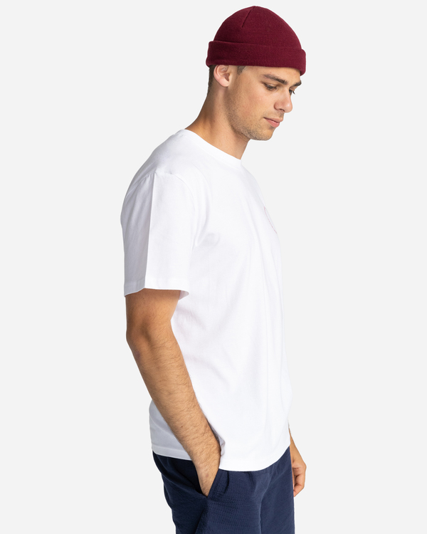 3 Delmar - Short Sleeve T-Shirt for Men White C1SSJ9ELP2 Element