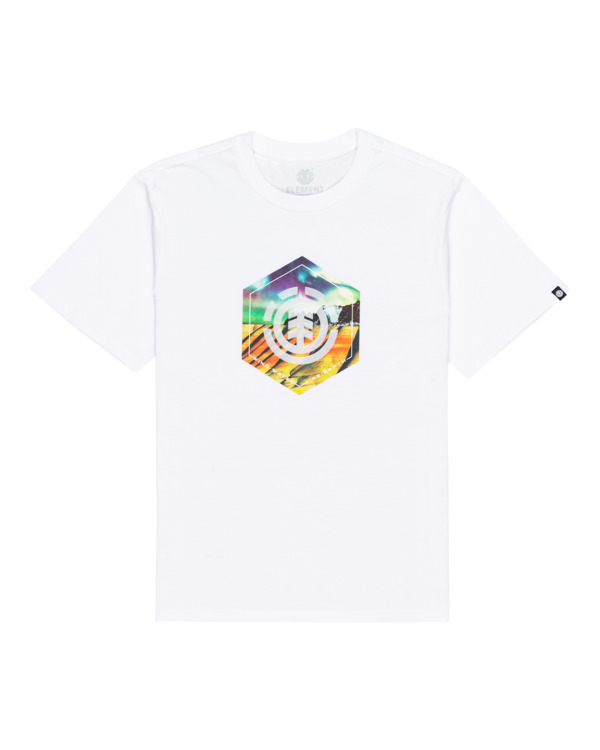 0 Astra - Camiseta de manga corta para Hombre Blanco C1SSK3ELP2 Element