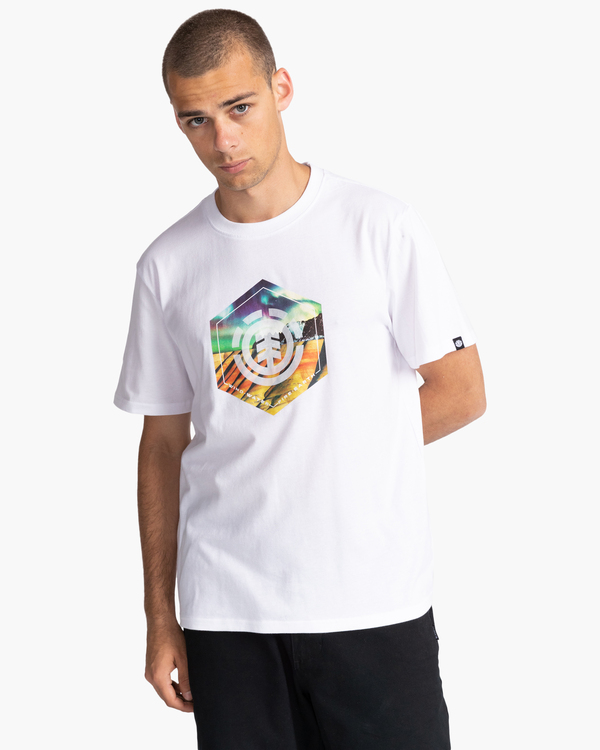 1 Astra - Camiseta de manga corta para Hombre Blanco C1SSK3ELP2 Element