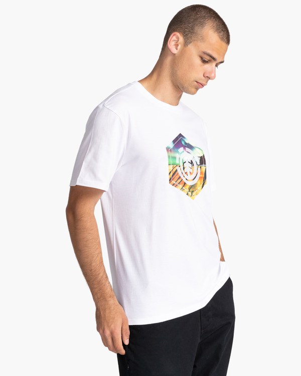 2 Astra - Camiseta de manga corta para Hombre Blanco C1SSK3ELP2 Element