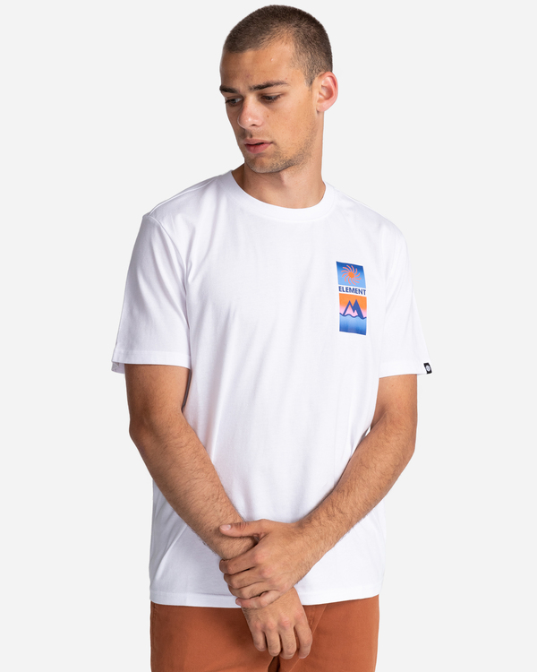 1 Aquazen - Camiseta de manga corta para Hombre Blanco C1SSL7ELP2 Element
