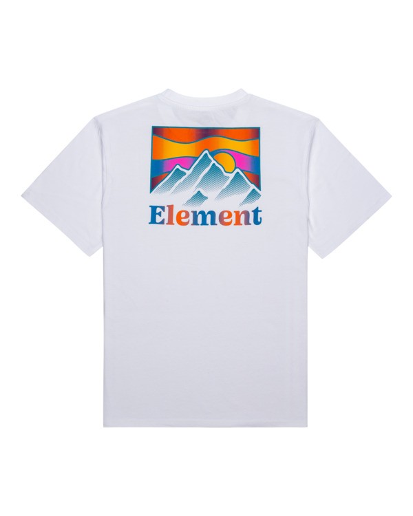 1 Kass - Short Sleeve T-Shirt for Men White C1SSL8ELP2 Element