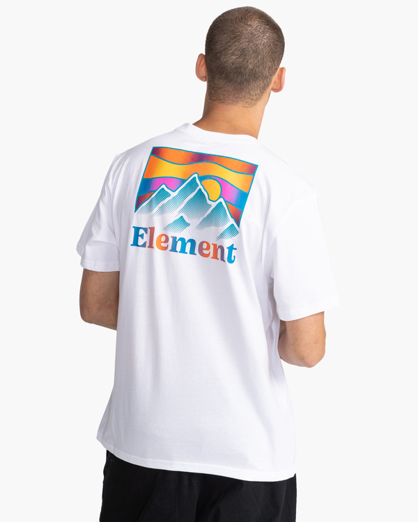 8 Kass - Short Sleeve T-Shirt for Men White C1SSL8ELP2 Element