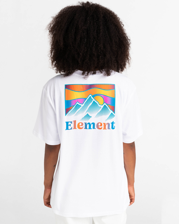 9 Kass - Short Sleeve T-Shirt for Men White C1SSL8ELP2 Element