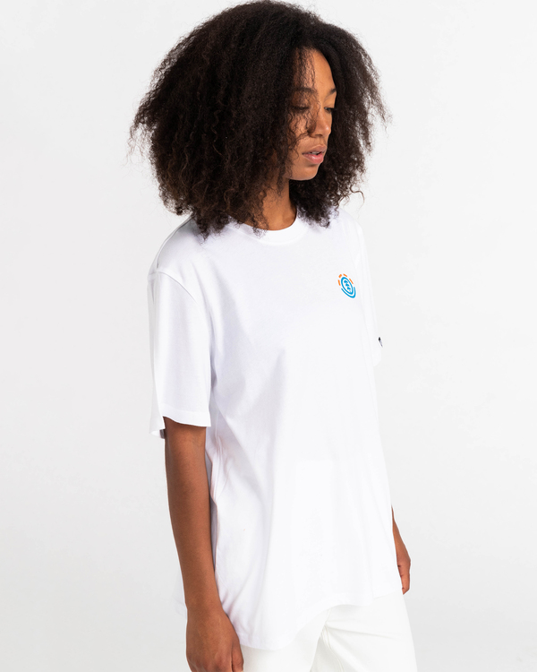 6 Kass - Short Sleeve T-Shirt for Men White C1SSL8ELP2 Element