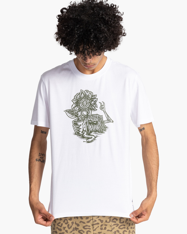2 Hail - Camiseta de manga corta para Hombre Blanco C1SSM6ELP2 Element