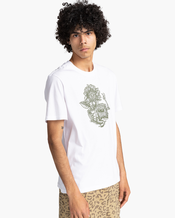 3 Hail - Camiseta de manga corta para Hombre Blanco C1SSM6ELP2 Element