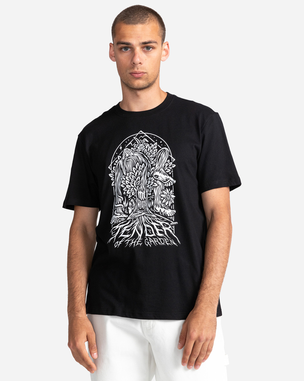 2 Over Grown - T-shirt manches courtes pour Homme Noir C1SSM7ELP2 Element