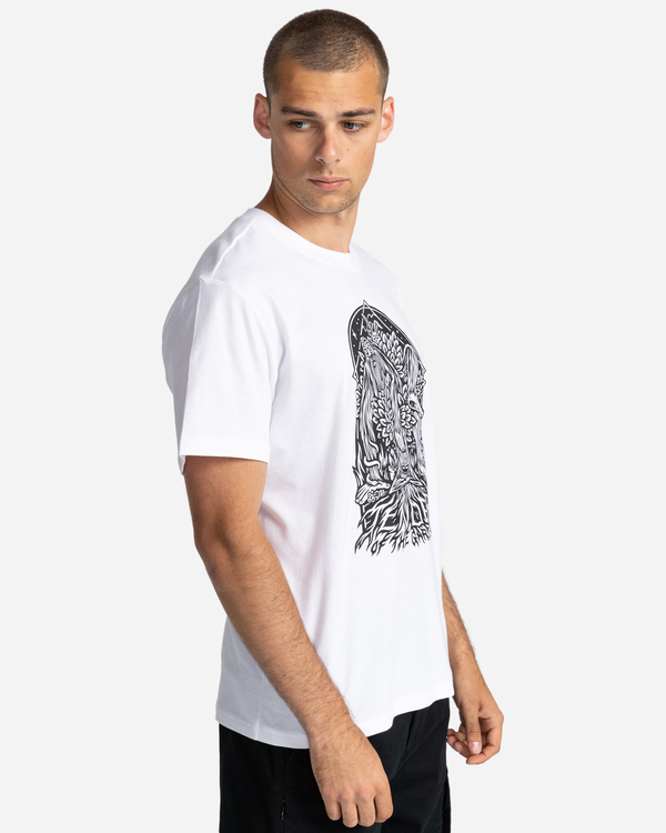 3 Over Grown - T-shirt manches courtes pour Homme Blanc C1SSM7ELP2 Element