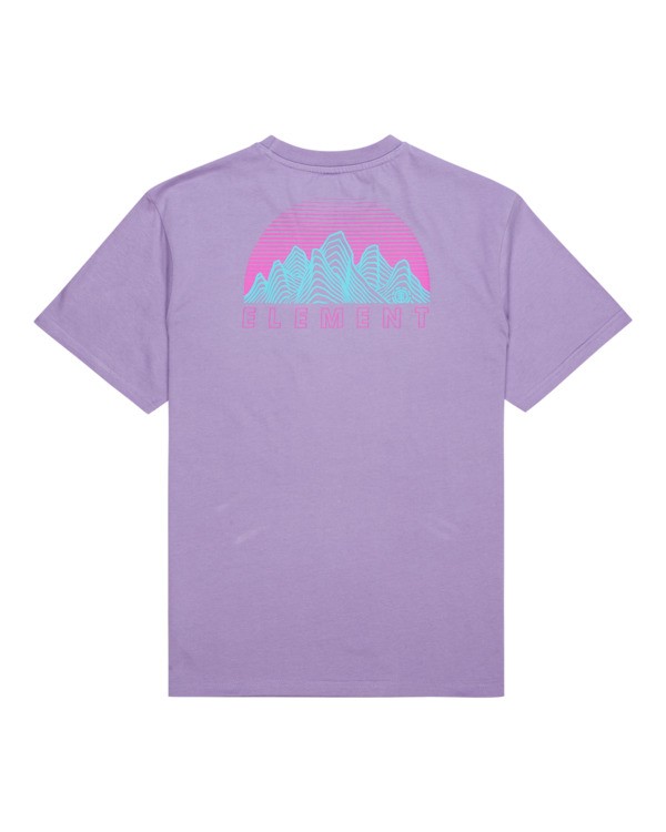 1 Hollis - Short Sleeve T-Shirt for Men Purple C1SSN3ELP2 Element