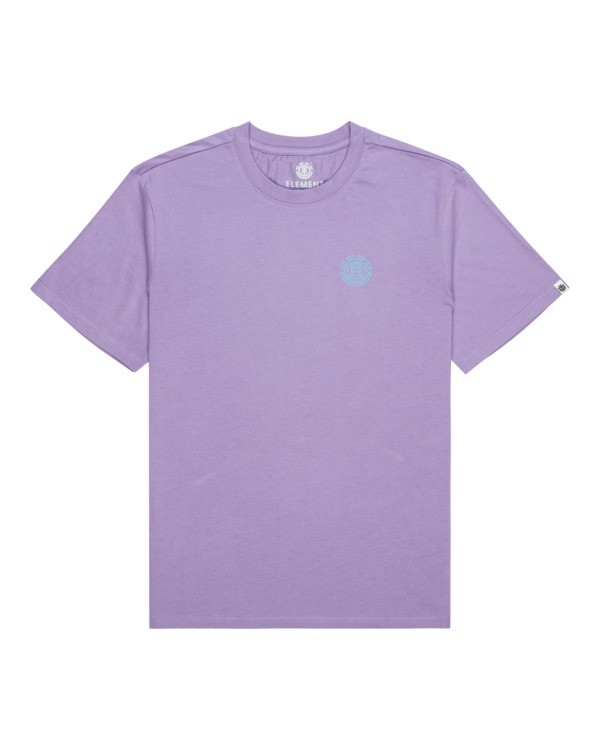 0 Hollis - Short Sleeve T-Shirt for Men Purple C1SSN3ELP2 Element