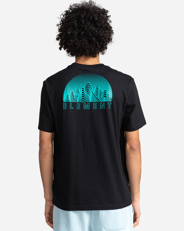 4 Hollis - Short Sleeve T-Shirt for Men Black C1SSN3ELP2 Element