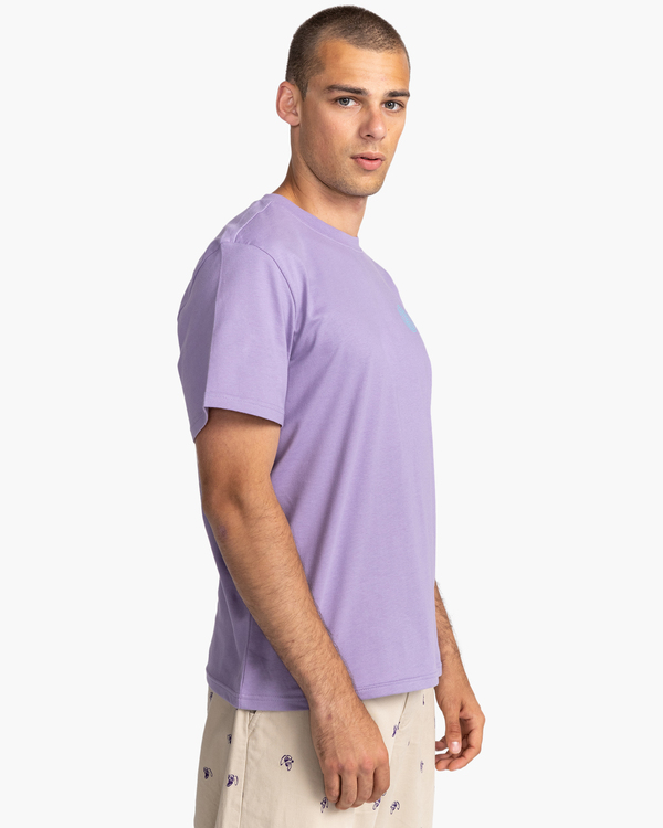 3 Hollis - Short Sleeve T-Shirt for Men Purple C1SSN3ELP2 Element
