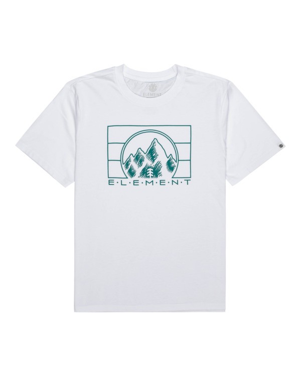 0 Palazzo - Short Sleeve T-Shirt for Men White C1SSN4ELP2 Element