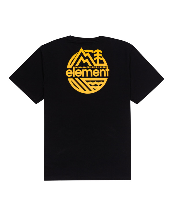 1 Burkett - Camiseta de manga corta para Hombre Negro C1SSN5ELP2 Element
