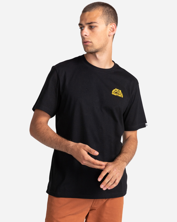 2 Burkett - Camiseta de manga corta para Hombre Negro C1SSN5ELP2 Element