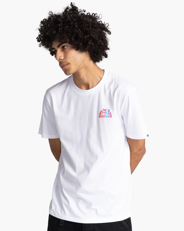 2 Burkett - T-shirt manches courtes pour Homme Blanc C1SSN5ELP2 Element