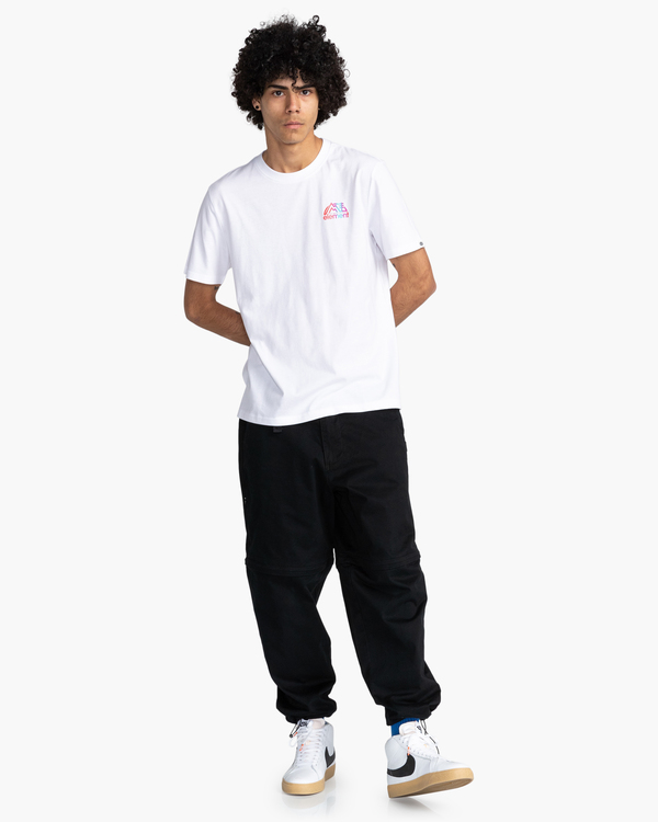 4 Burkett - T-shirt manches courtes pour Homme Blanc C1SSN5ELP2 Element