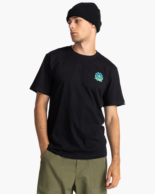 2 Renard - T-shirt manches courtes pour Homme Noir C1SSN7ELP2 Element