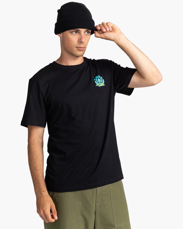 3 Renard - T-shirt manches courtes pour Homme Noir C1SSN7ELP2 Element
