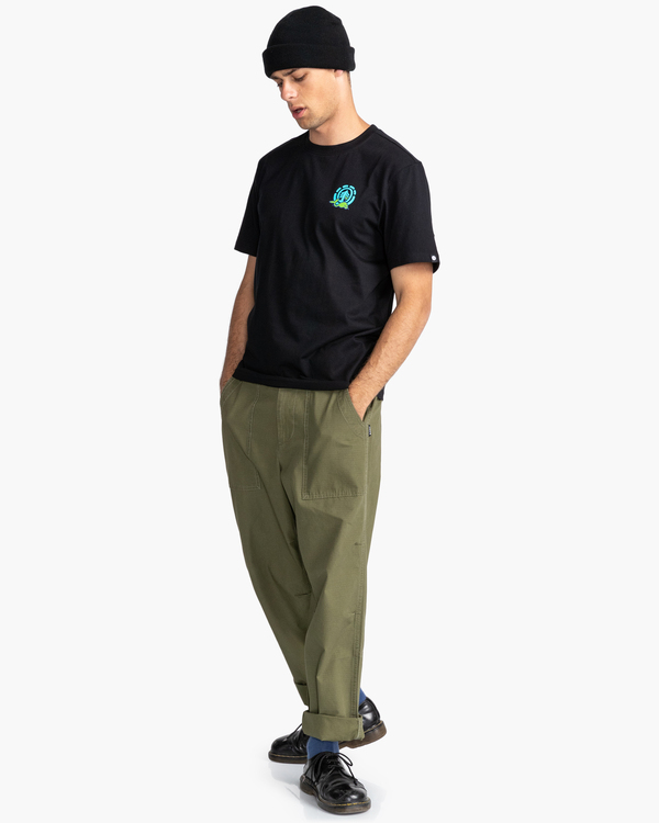 4 Renard - T-shirt manches courtes pour Homme Noir C1SSN7ELP2 Element