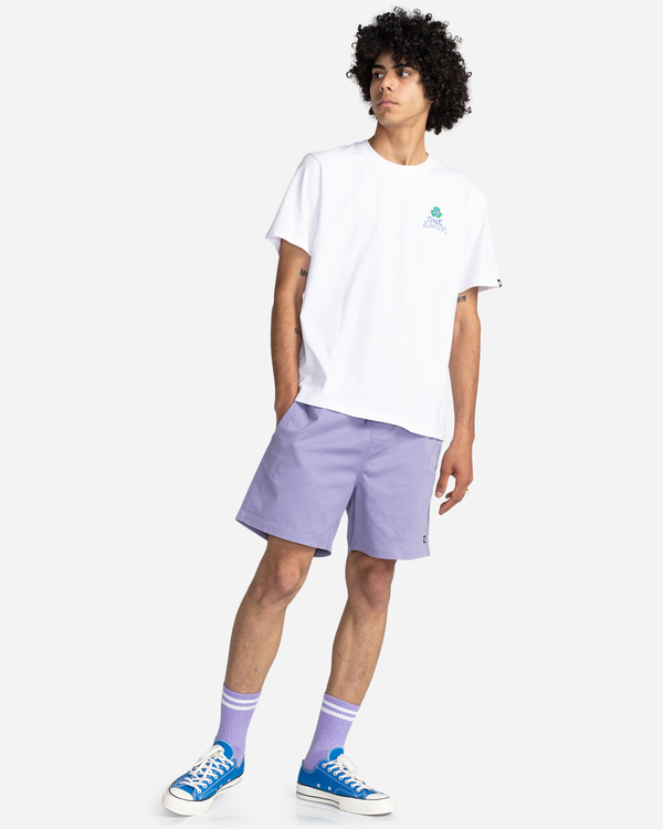 4 Groman - Short Sleeve T-Shirt for Men White C1SSO1ELP2 Element