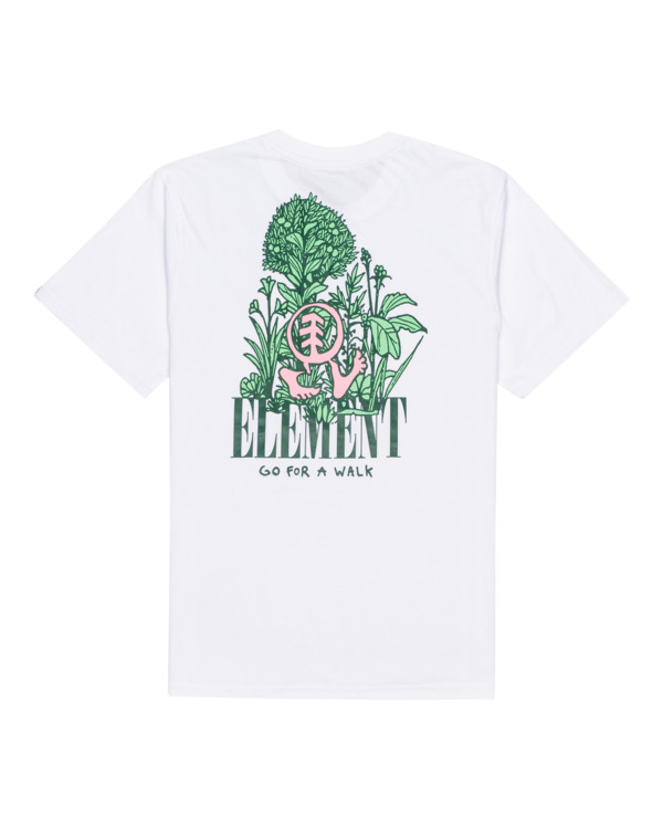 1 Walker - Short Sleeve T-Shirt for Men White C1SSO5ELP2 Element