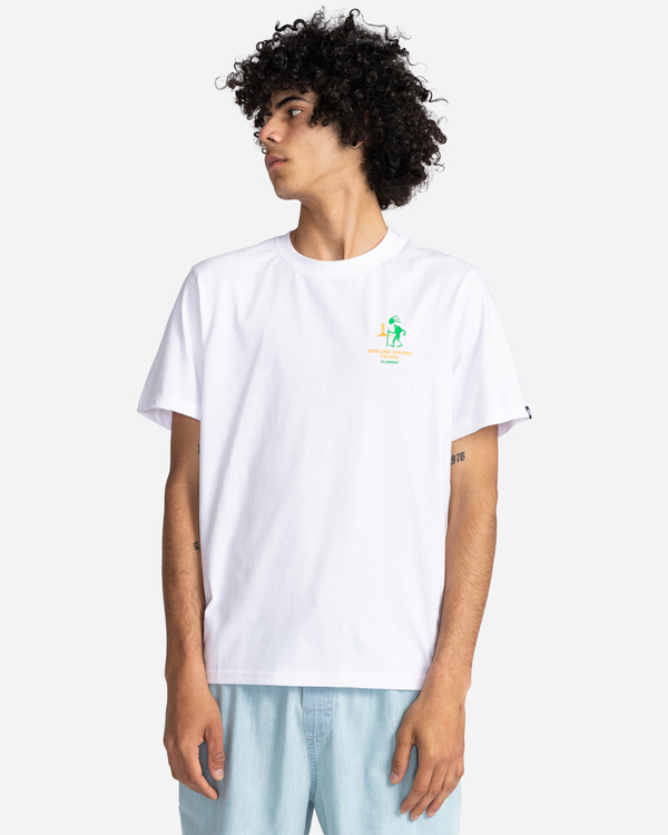 2 Offline - T-shirt manches courtes pour Homme Blanc C1SSO7ELP2 Element