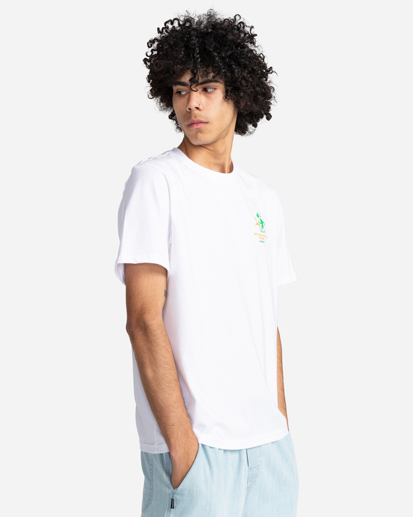 3 Offline - T-shirt manches courtes pour Homme Blanc C1SSO7ELP2 Element