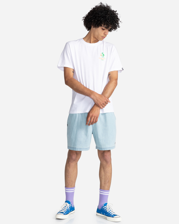 4 Offline - T-shirt manches courtes pour Homme Blanc C1SSO7ELP2 Element