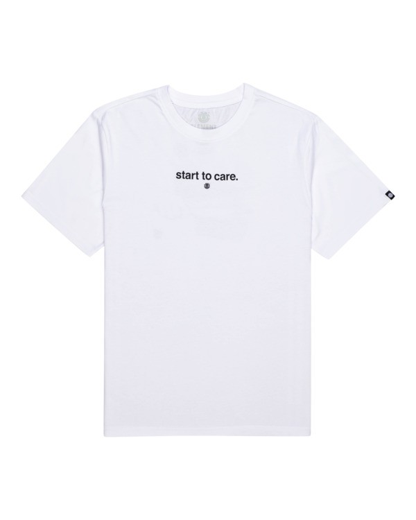 0 Care - Maglietta a maniche corte da Uomo White C1SSO8ELP2 Element