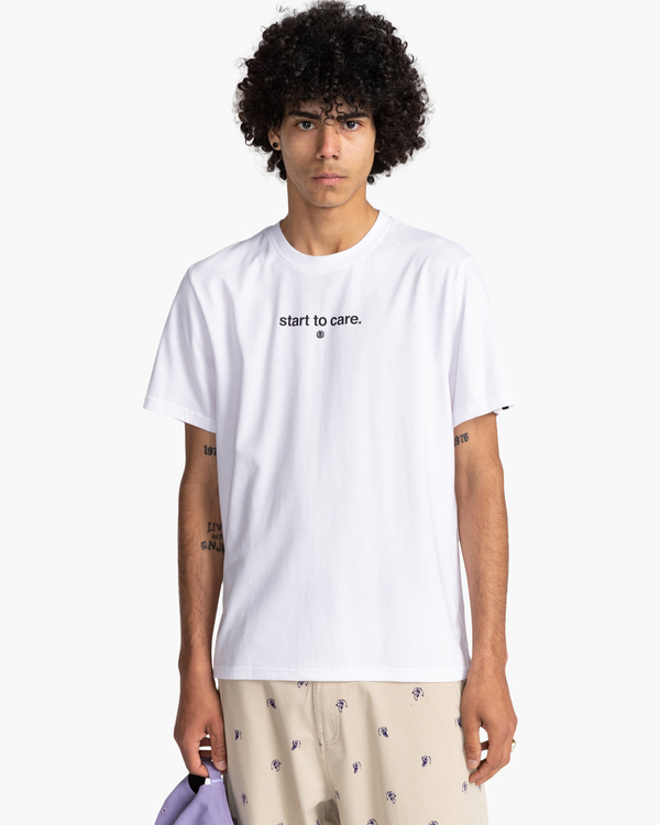 2 Care - Maglietta a maniche corte da Uomo White C1SSO8ELP2 Element