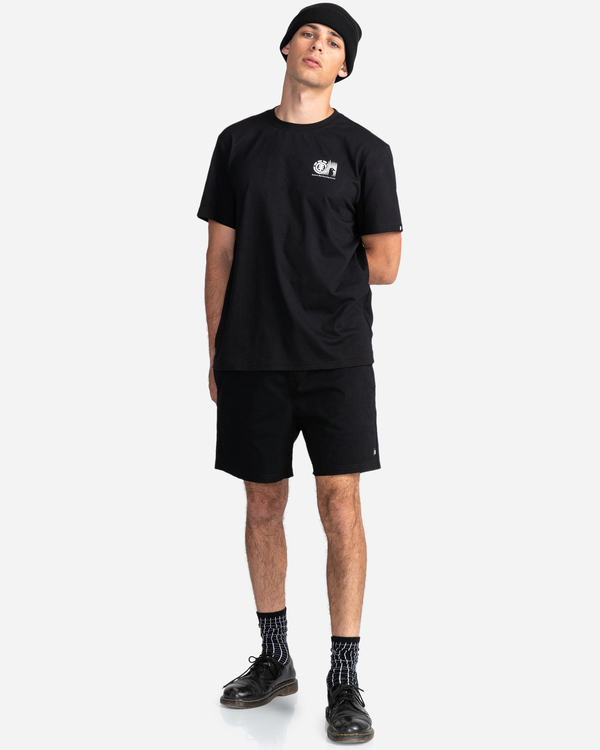 5 Valley Twill - Short pour Homme Noir C1WKC1ELP2 Element